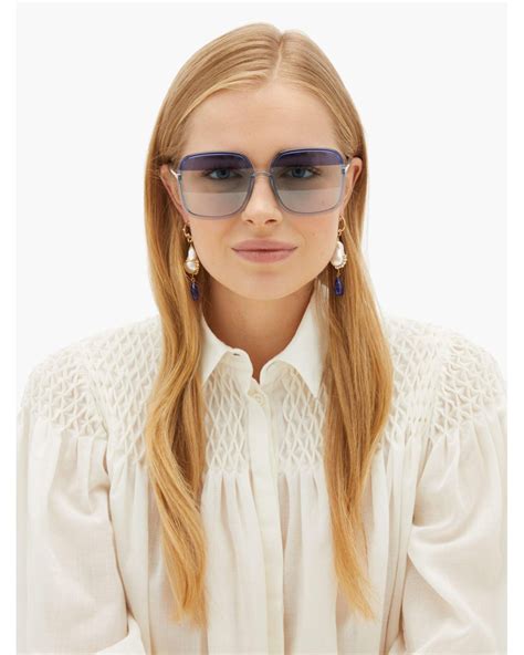 dior diorstellaire06f 000|DiorStellaire SU Blue Square Sunglasses with Blue Light Filter.